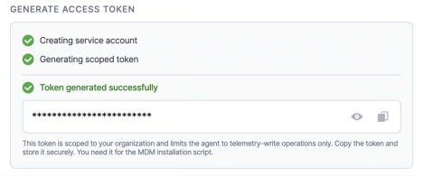 AI DLC Agent - API token
