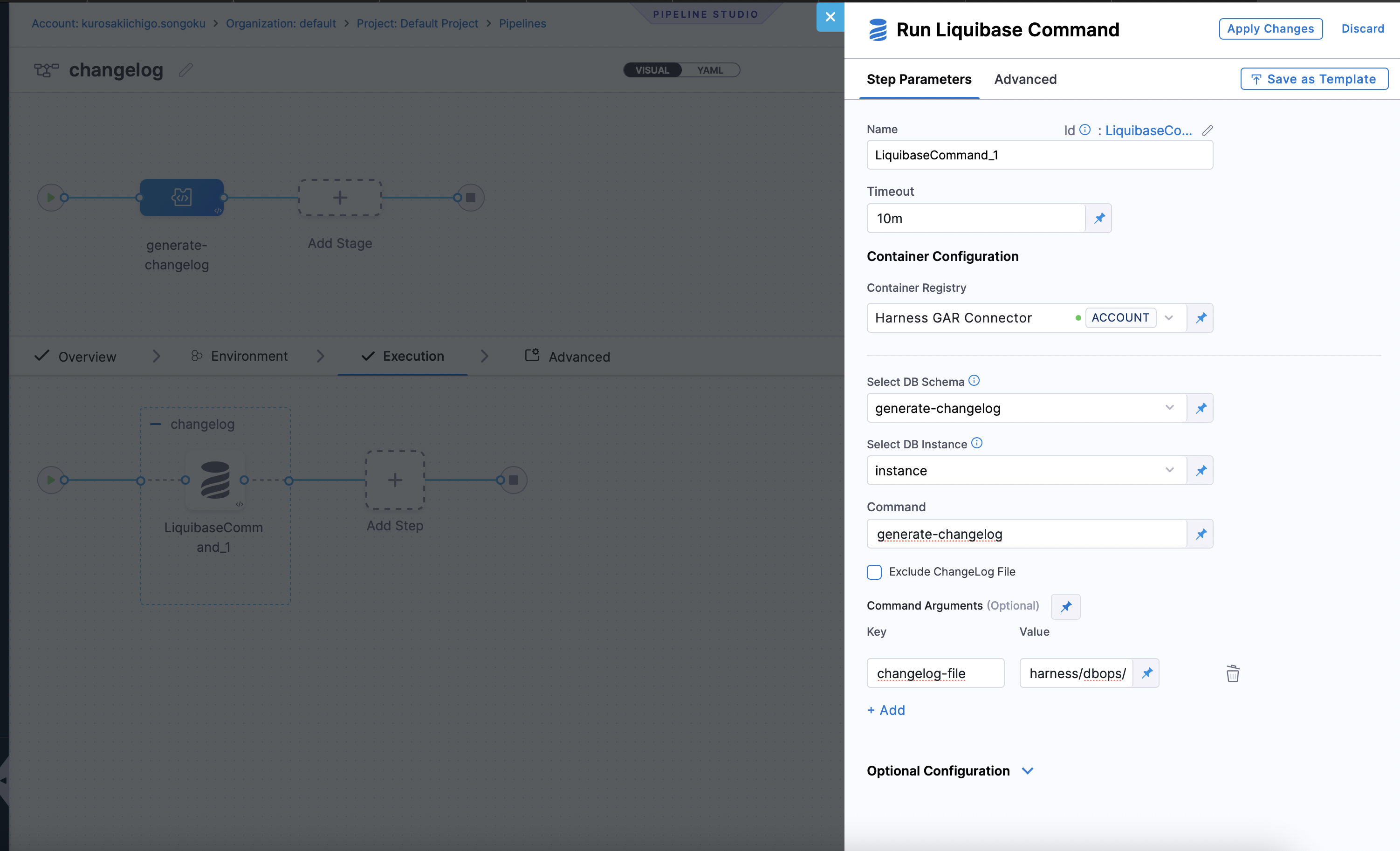 Configure Command