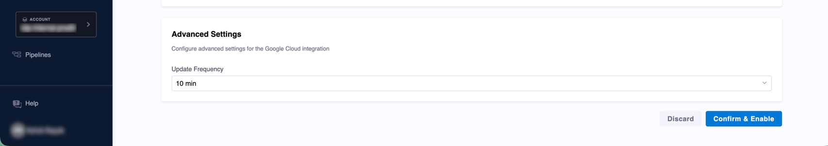 Advanced Settings