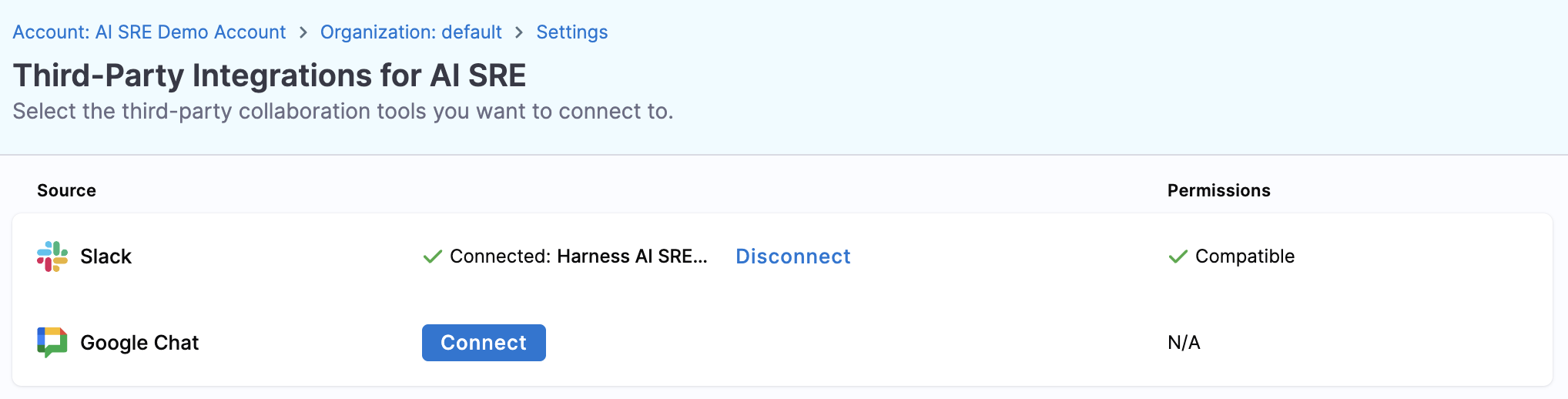 Connect to Google