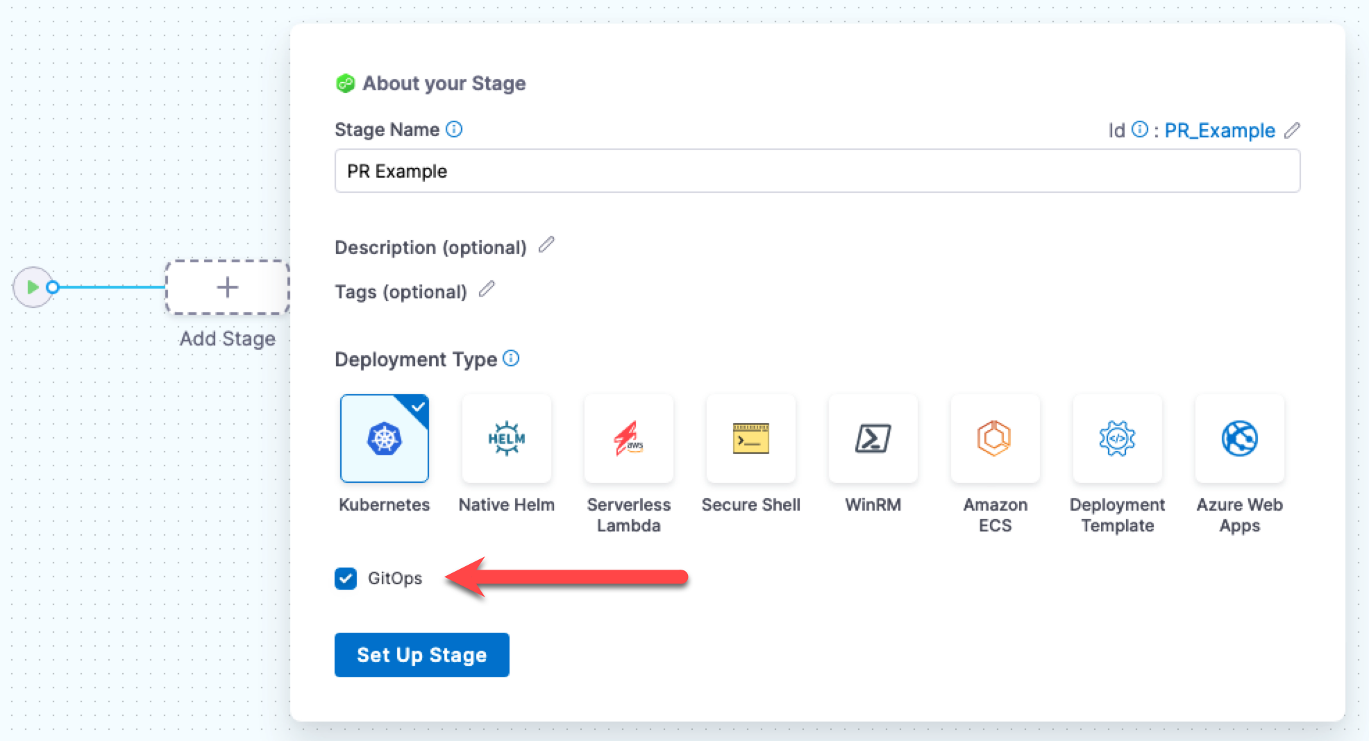 Add Deploy stage