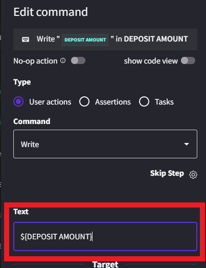 Inline Parameters