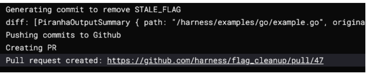 Output of cleanup pipeline