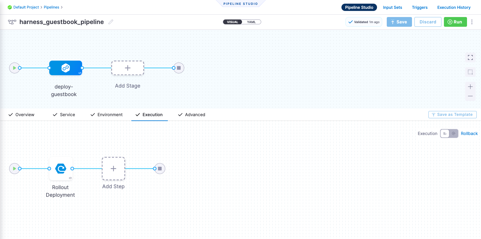 Rolling deployment pipeline
