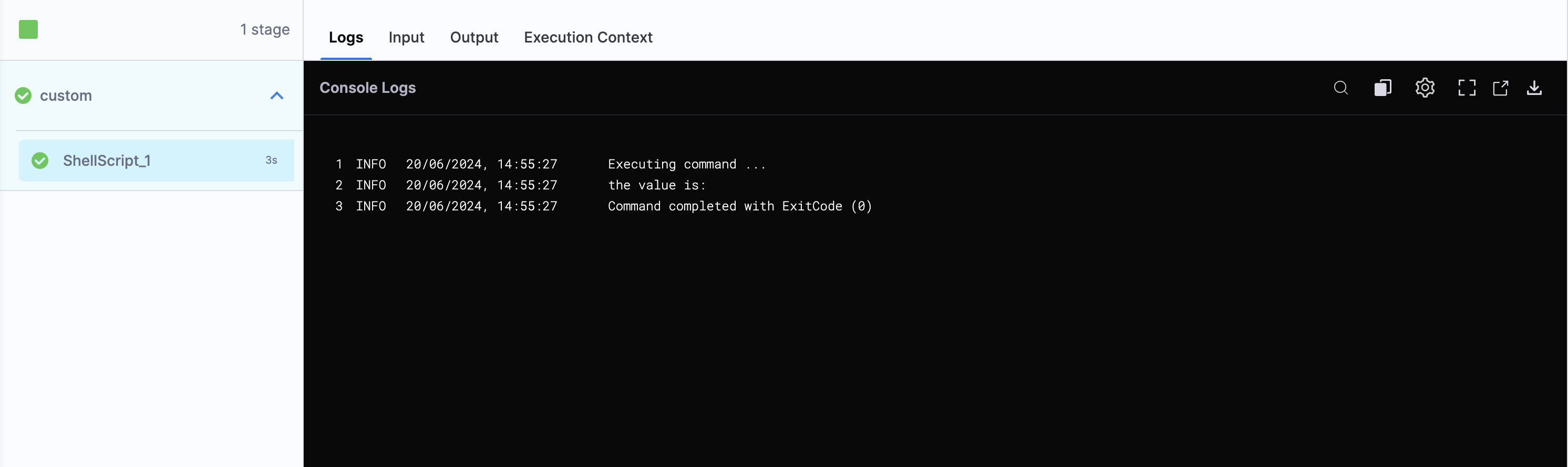 Execution output treating input_variable as an empty string after enabling the setting
