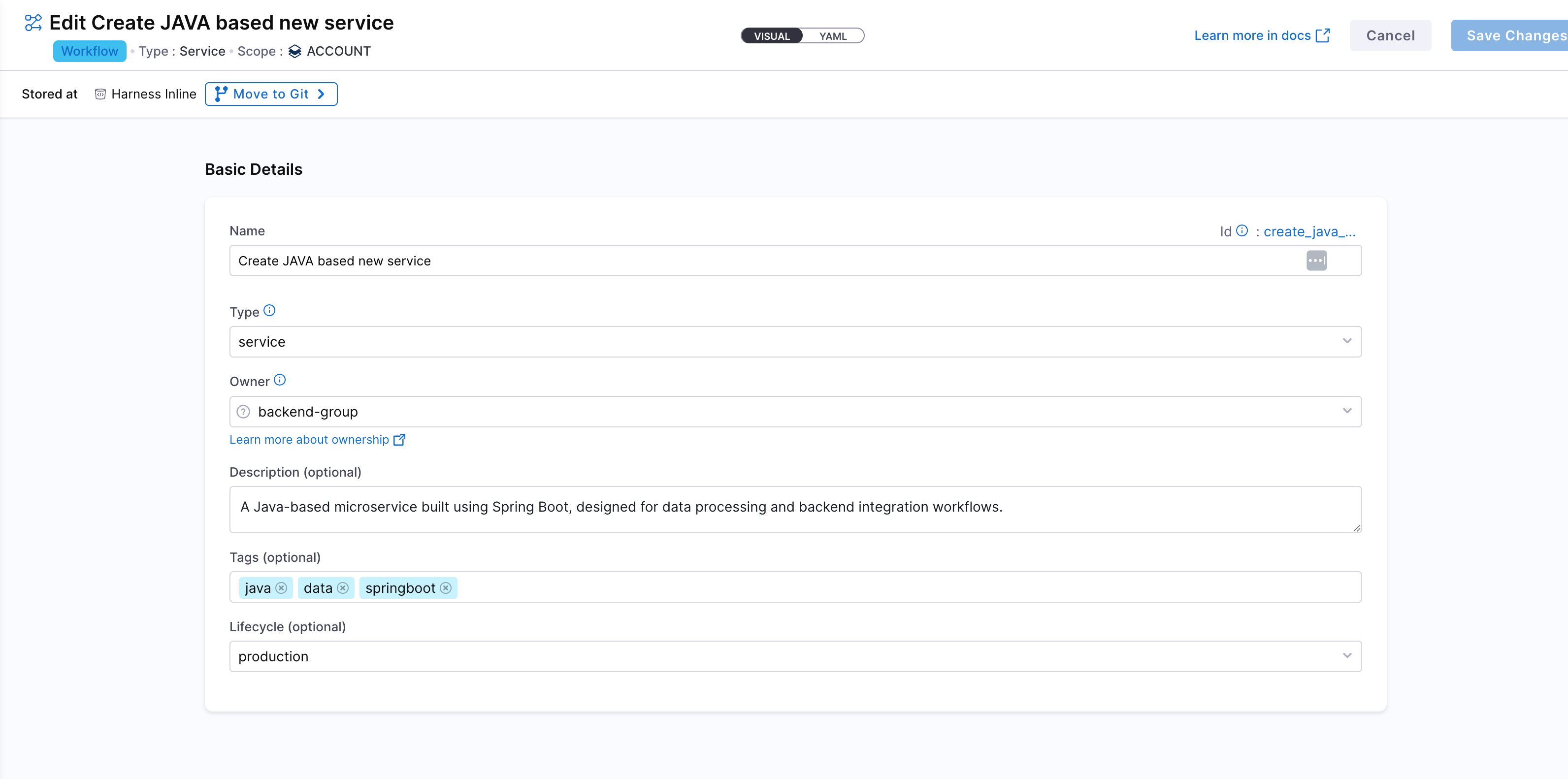 Create Workflow